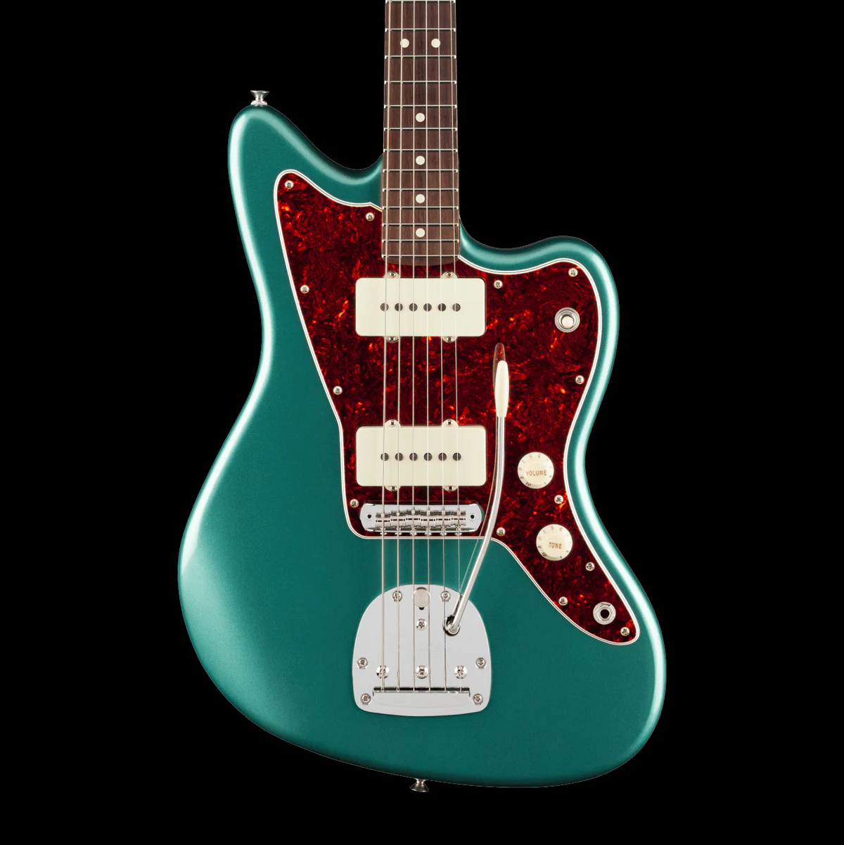 Fender American Professional Classic Jazzmaster Rosewood Fingerboard Faded Sherwood Green Metallic With Gig Bag