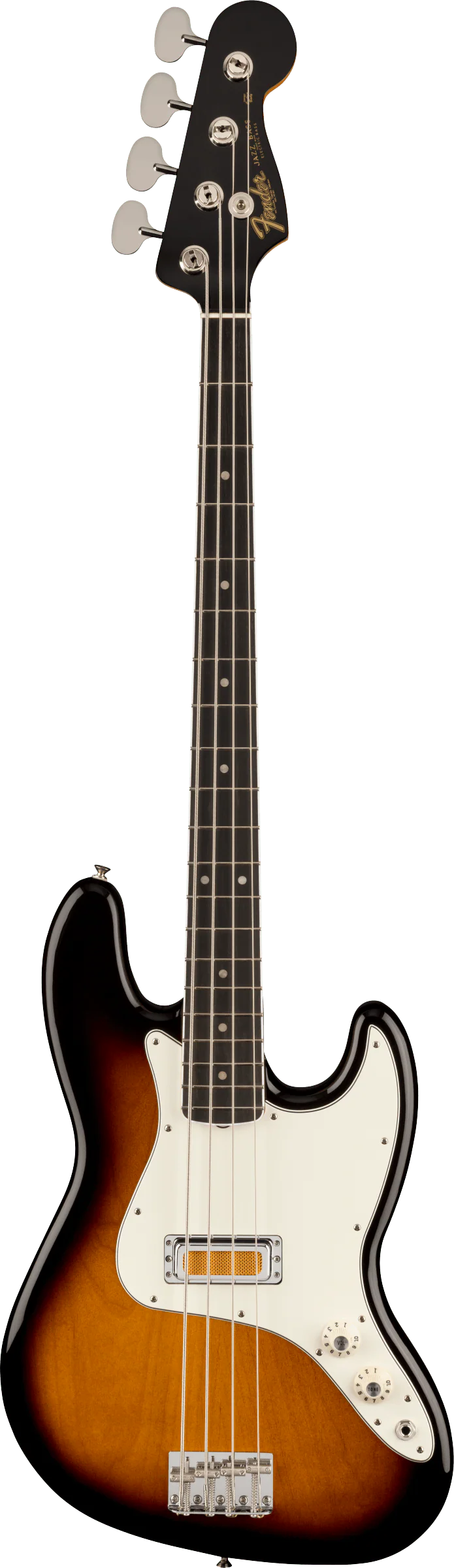 FenderGold Foil Jazz Bass, Ebony Fingerboard, 2-Color Sunburst - See Description