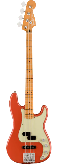 Fender Player Plus Active Precision Bass, Maple Fingerboard, Fiesta Red - See Description