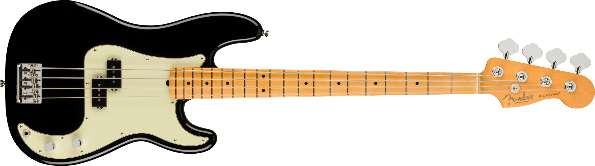 Fender American Professional II Precision Bass Maple Fingerboard, Black F-0193932706