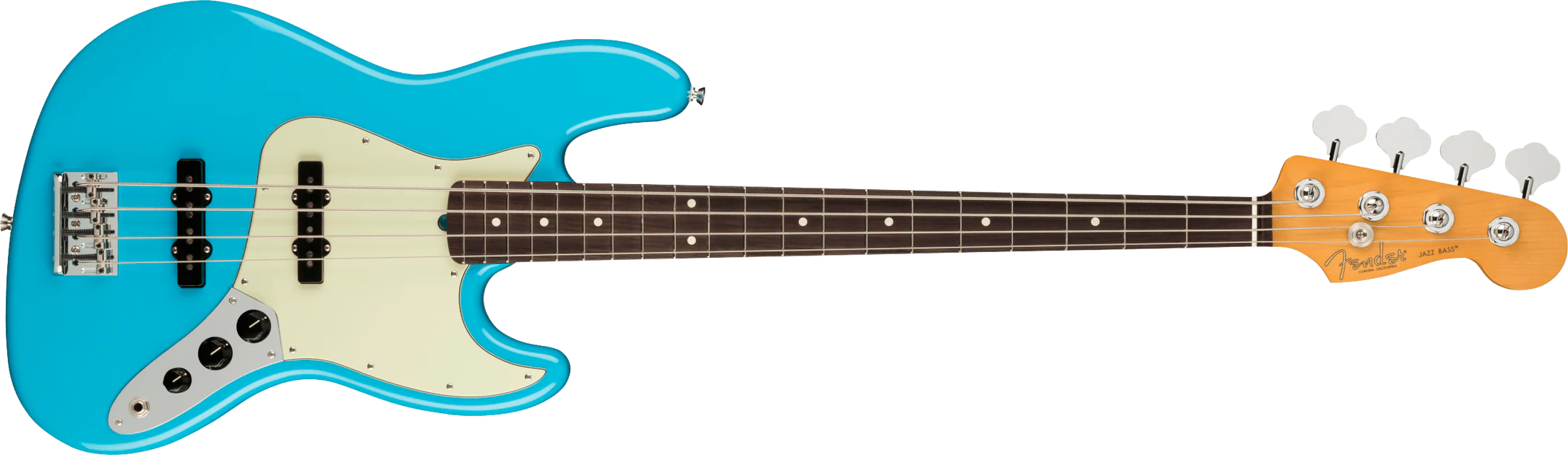 Fender American Professional II Jazz Bass Rosewood Fingerboard Miami Blue F-0193970719