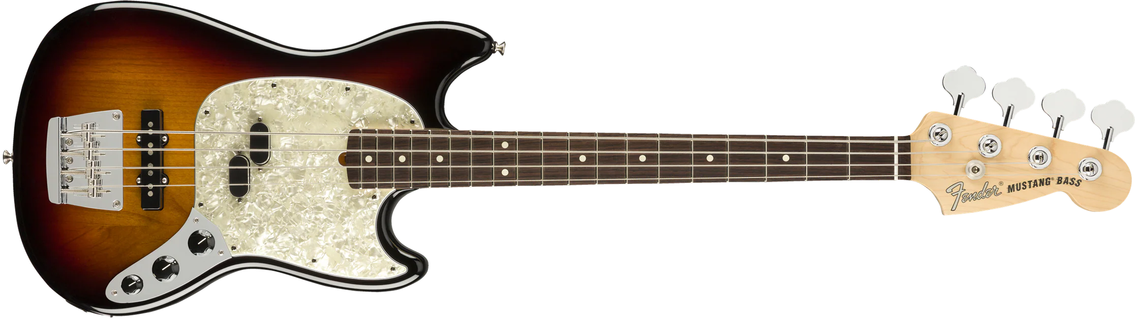 Fender American Performer Mustang Bass Rosewood Fingerboard - 3-Color Sunburst 0198620300