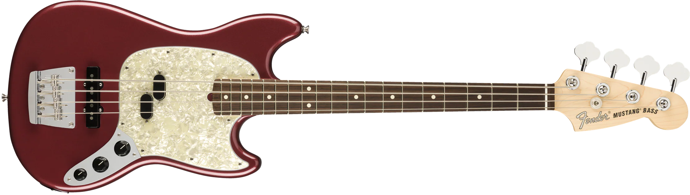 Fender American Performer Mustang Bass Rosewood Fingerboard - Aubergine 0198620345