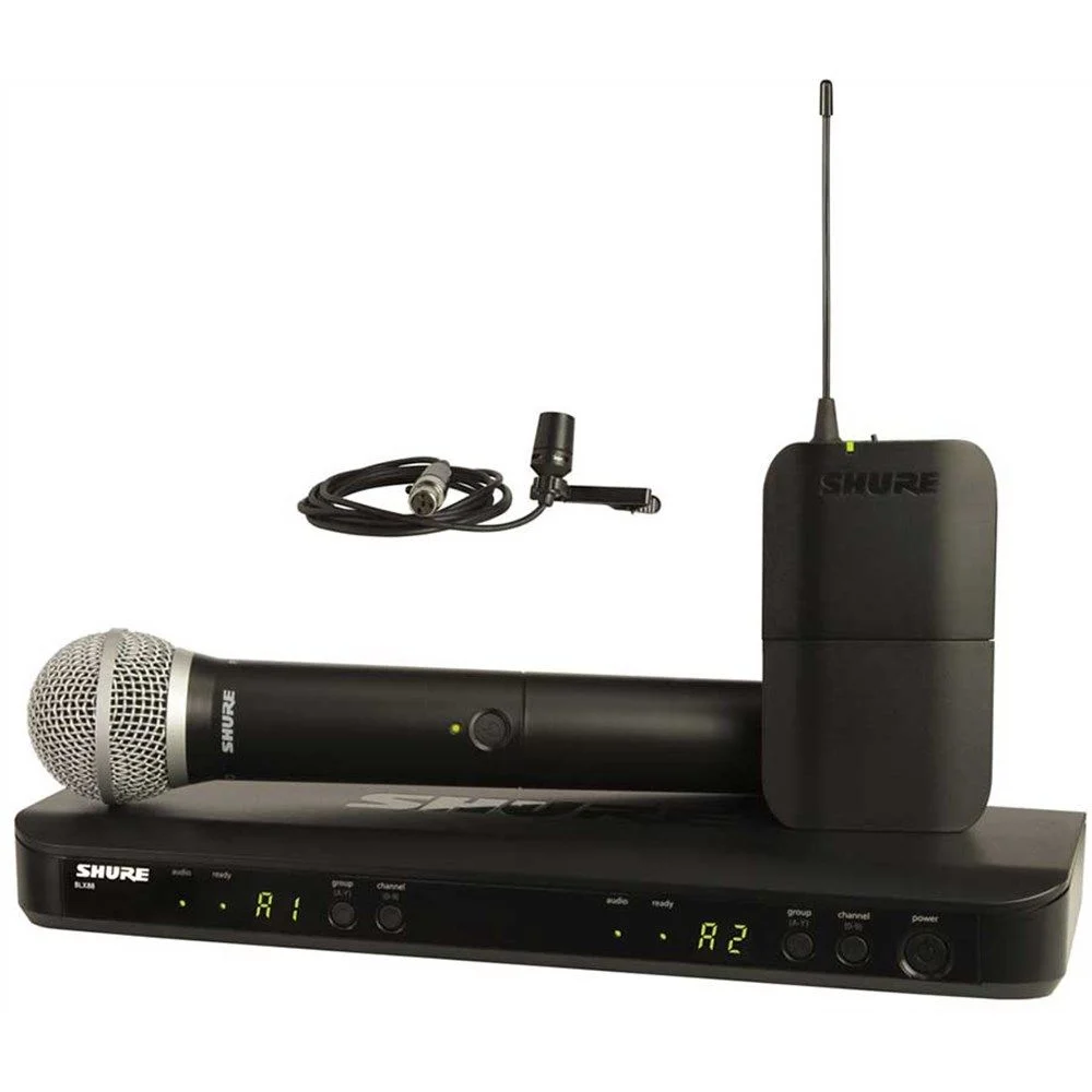 Shure BLX PG58 / CVL Dual Wireless Mic System K14