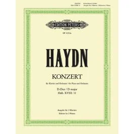 EDITION PETERS HAYDN Piano Concerto In D Major Hob Xviii:11 For Two Pianos Four Hands
