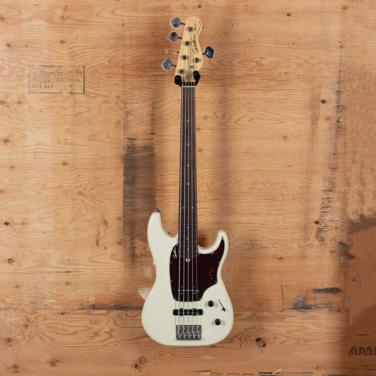 Godin Shifter Classic 5 High Gloss Cream w/Bag – Limited Edition - MADE in CANADA