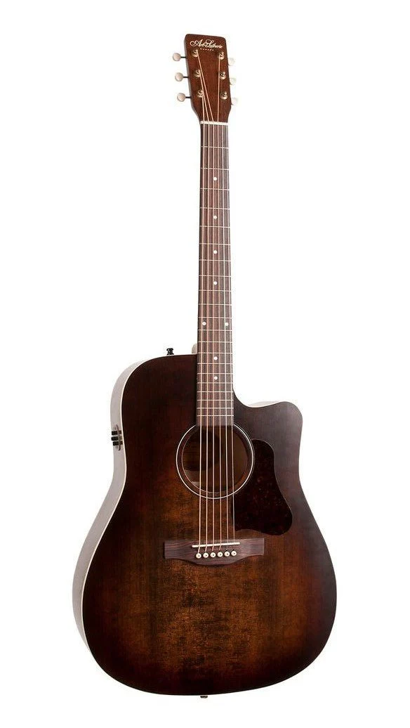 Art & Lutherie 042432 / 051687 Americana Cutaway Acoustic Electric CW - Bourbon Burst MADE In CANADA