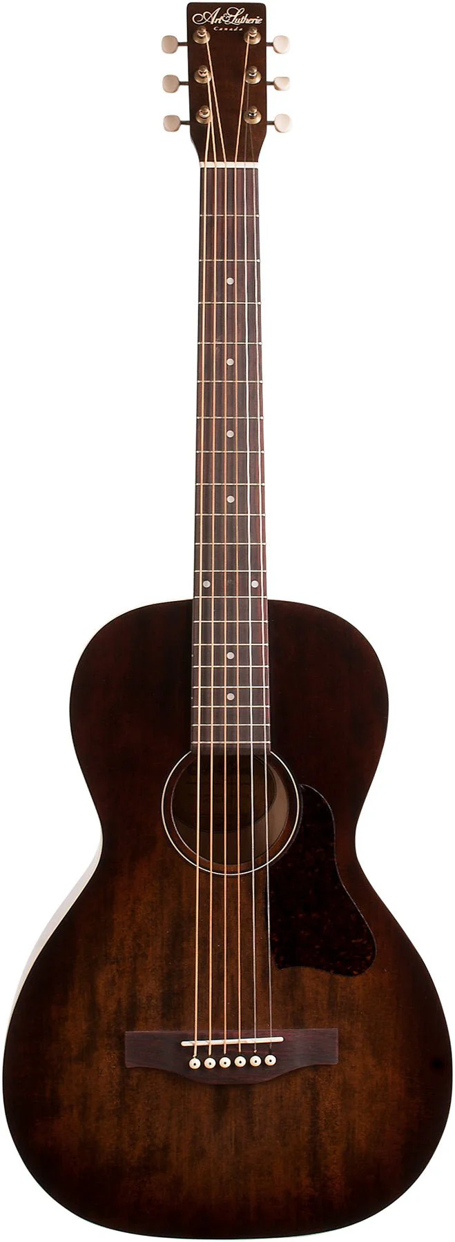 Art & Lutherie 045549 Roadhouse Bourbon Burst Parlor Acoustic Guitar MADE In CANADA - Pre Owned