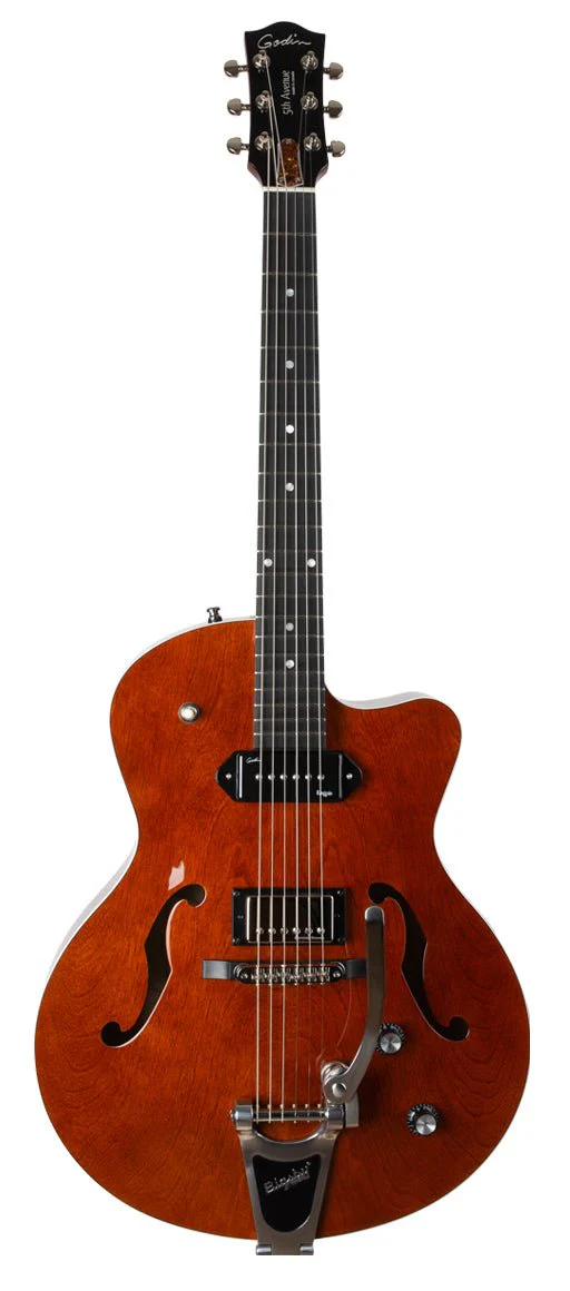 Godin 047802 / 050963 Hollow Body 5th Avenue Uptown Custom Havana Brown MADE In CANADA