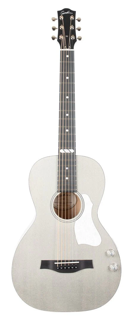 Godin 047956 Rialto JR Satina gray HG Q-Discrete Acoustic Electric with Bag MADE In CANADA