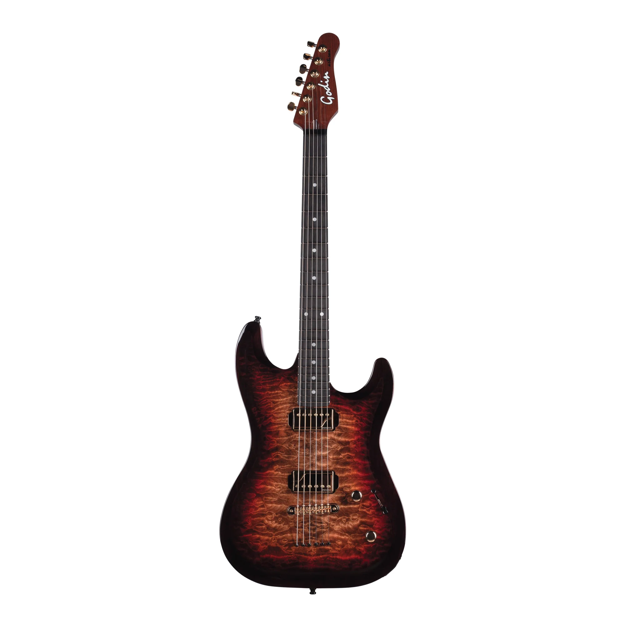 Godin 053476 Artisan ST-II WhiskeyBurst EN Electric Guitar - MADE In CANADA