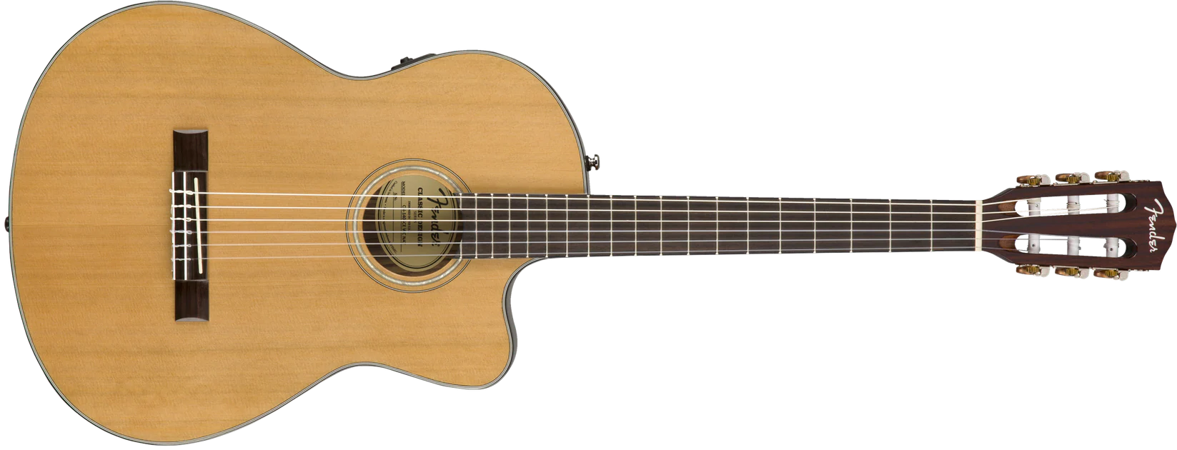 Fender CN-140SCE Classical Natural with Case 0970264321