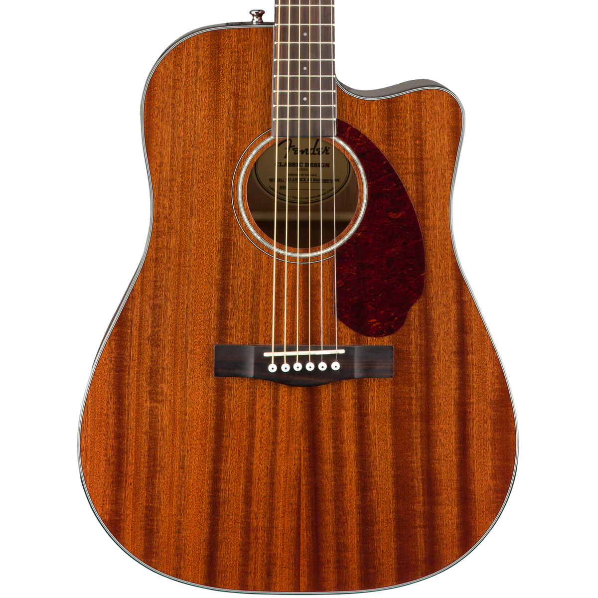 Fender CD-140SCE Walnut Fingerboard Dreadnought All-Mahogany With Case