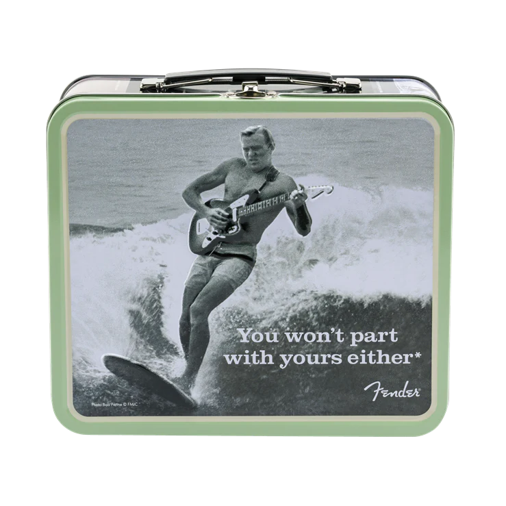 Fender Lunchbox "You Won't Part With Yours Either" with Strings Winder Picks and Electronic Tuner - 992018001