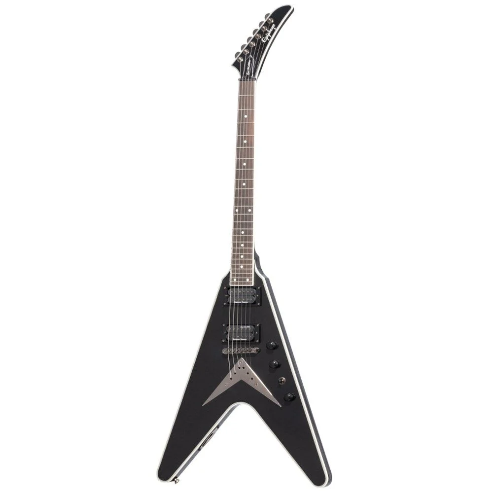 Epiphone Dave Mustaine Flying V Custom (Black Metallic) inc Hard Case