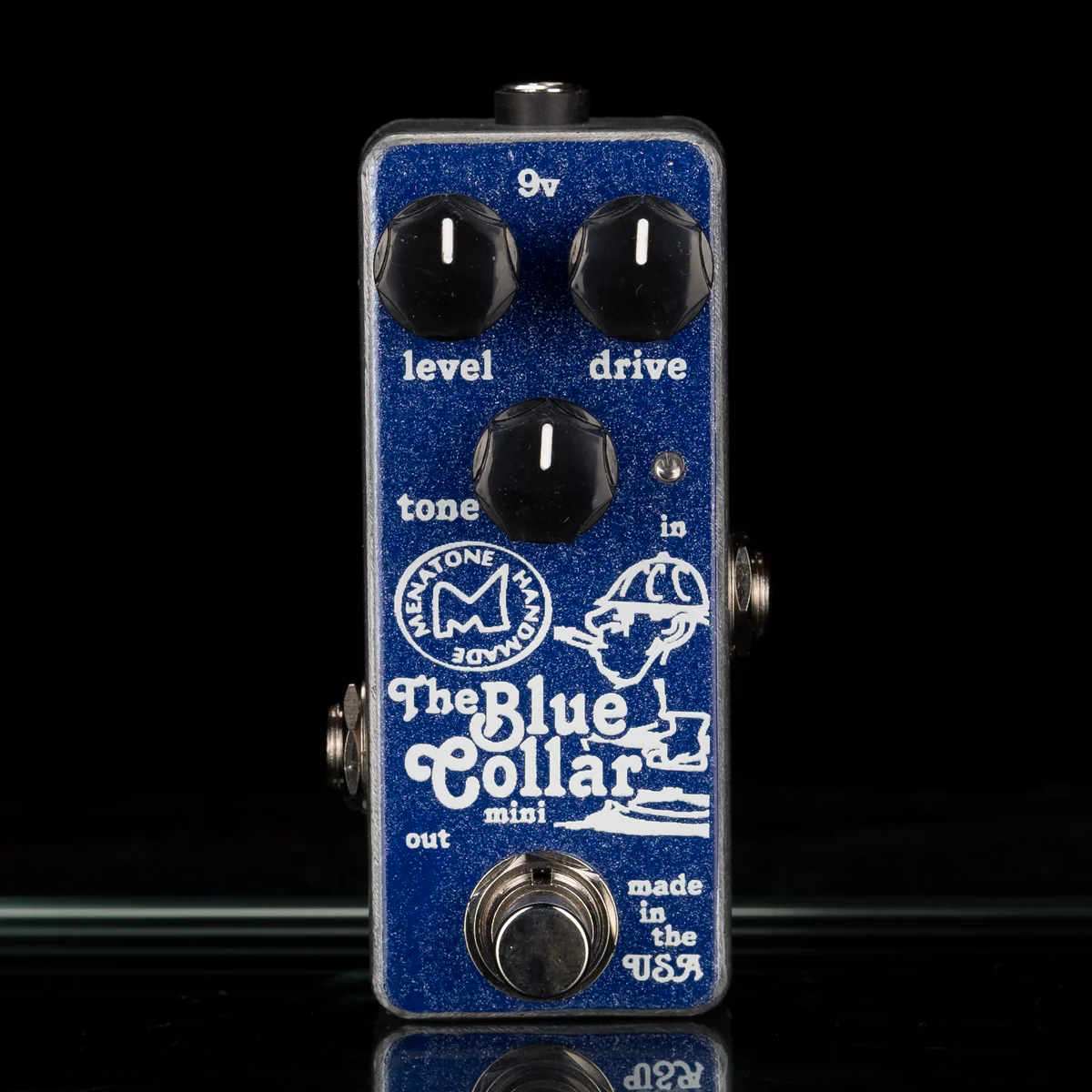 Menatone Blue Collar Mini Overdrive Guitar Effect Pedal