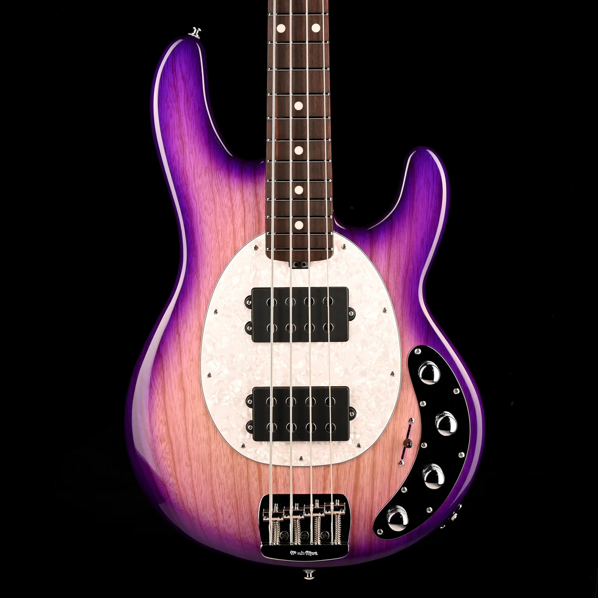 Ernie Ball Music Man StingRay Special 4 HH Bass Purple Sunset With Softshell Case