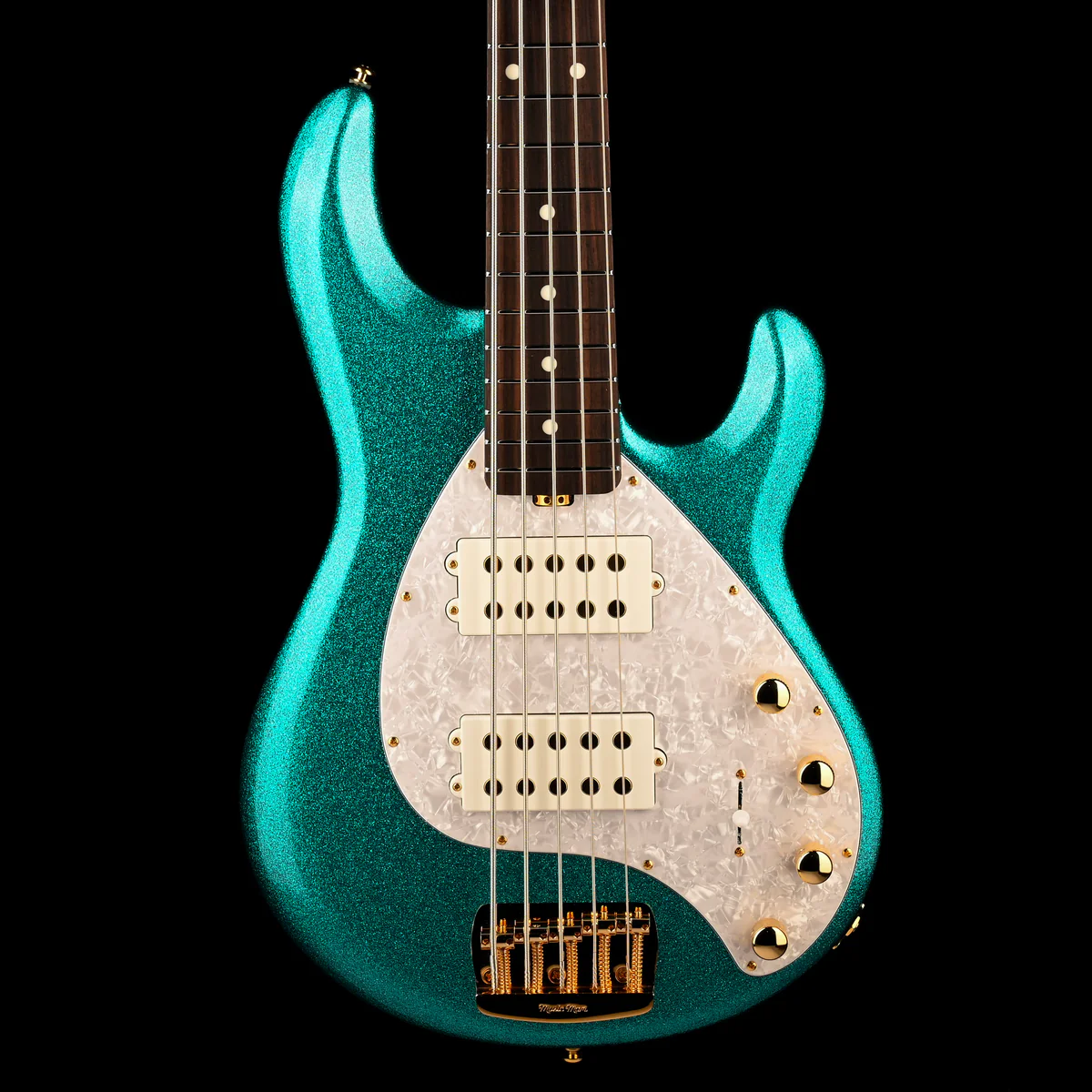 Ernie Ball Music Man StingRay Special 5 HH Bass Ocean Sparkle With Softshell Case