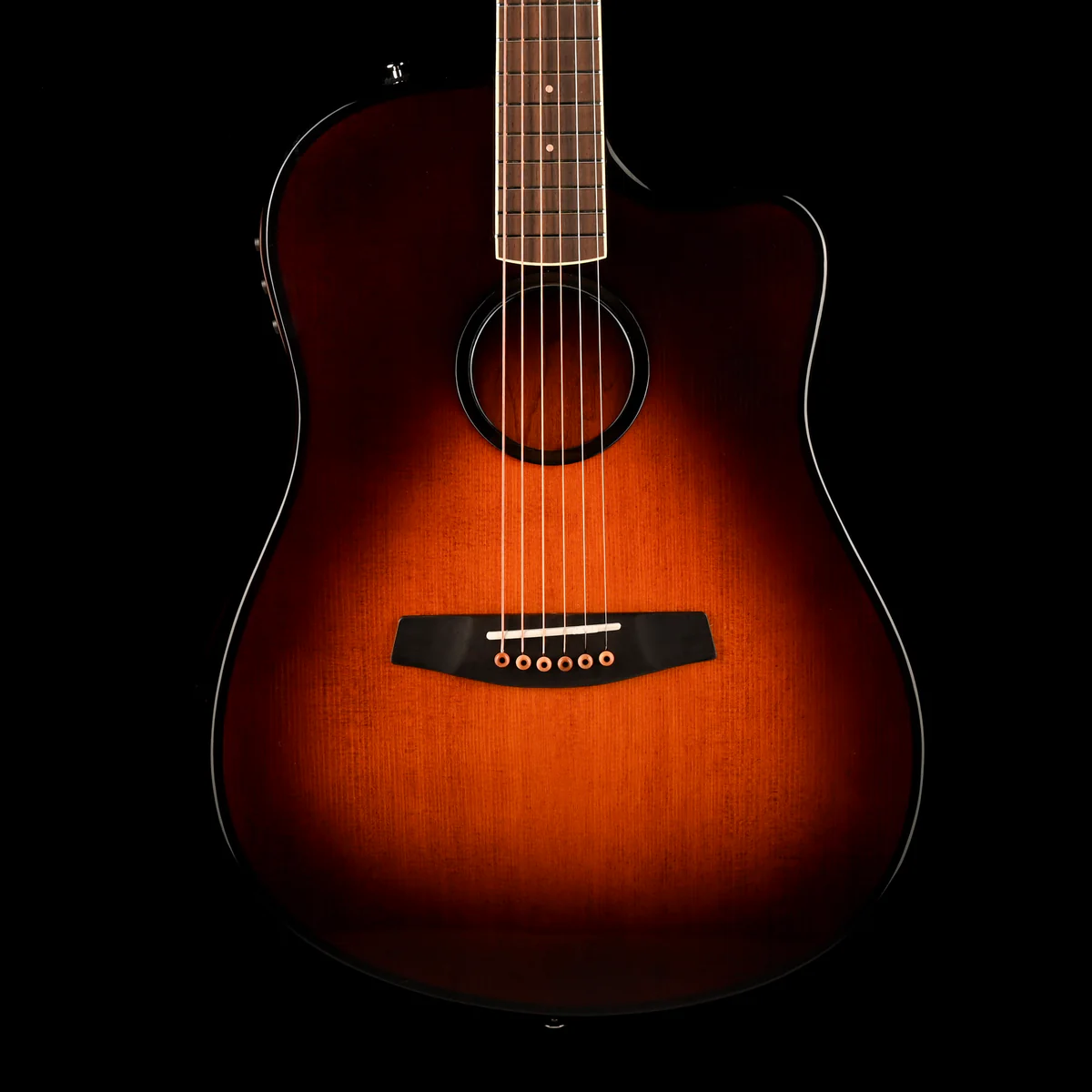 Used LR Baggs AEG-1 Sunburst Acoustic Electric Guitar With Softshell Case