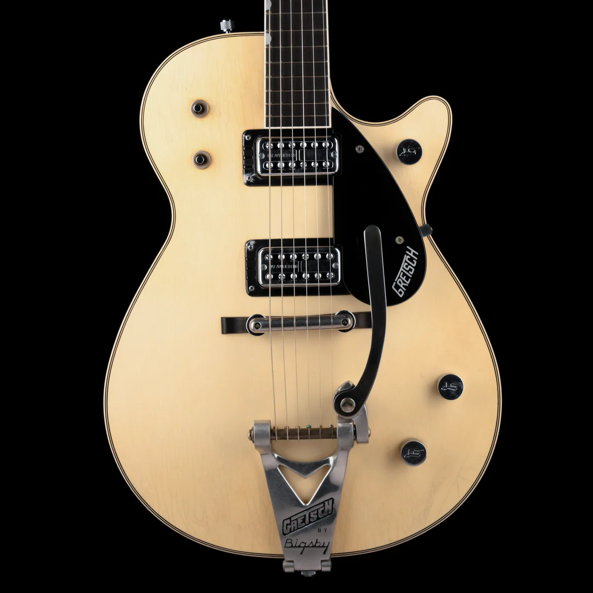 Pre Owned 2013 Gretsch Custom Shop Stephen Stern '59 Duo Jet G6128CS DST White With OHSC - Colin Hay Gear