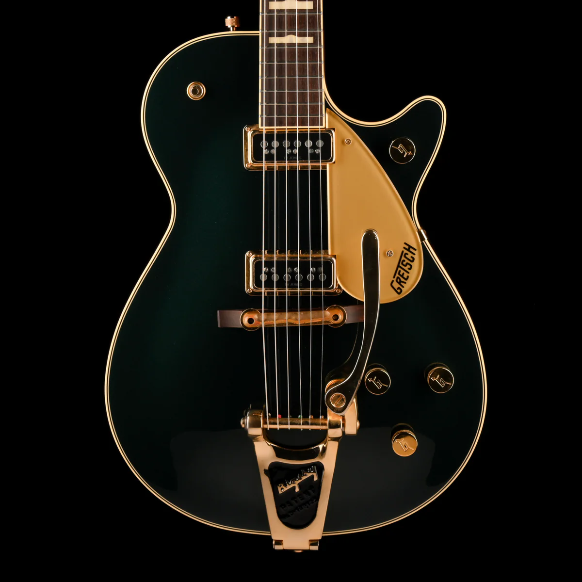 Pre Owned 2017 Gretsch G6128T-57 Vintage Select ‘57 Duo-Jet Cadillac Green With OHSC