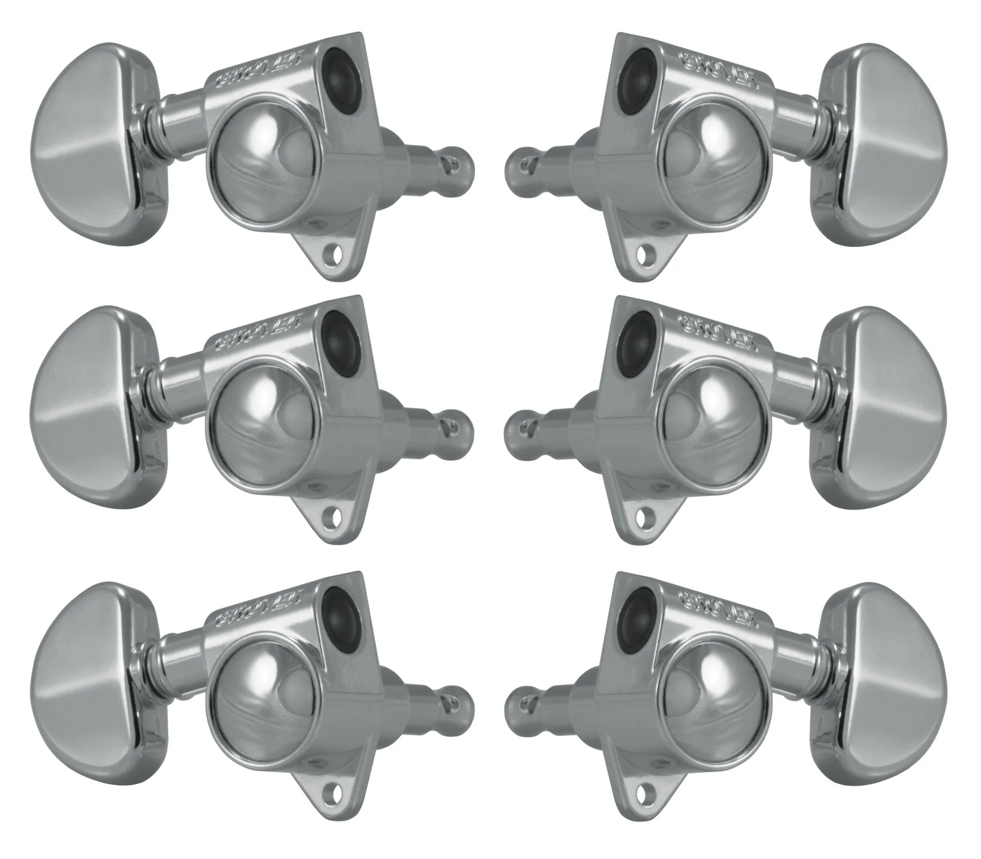 Grover 102-18C Original Rotomatics with 18:1 Gear Ratio - Guitar Machine Heads, 3 + 3 - Chrome