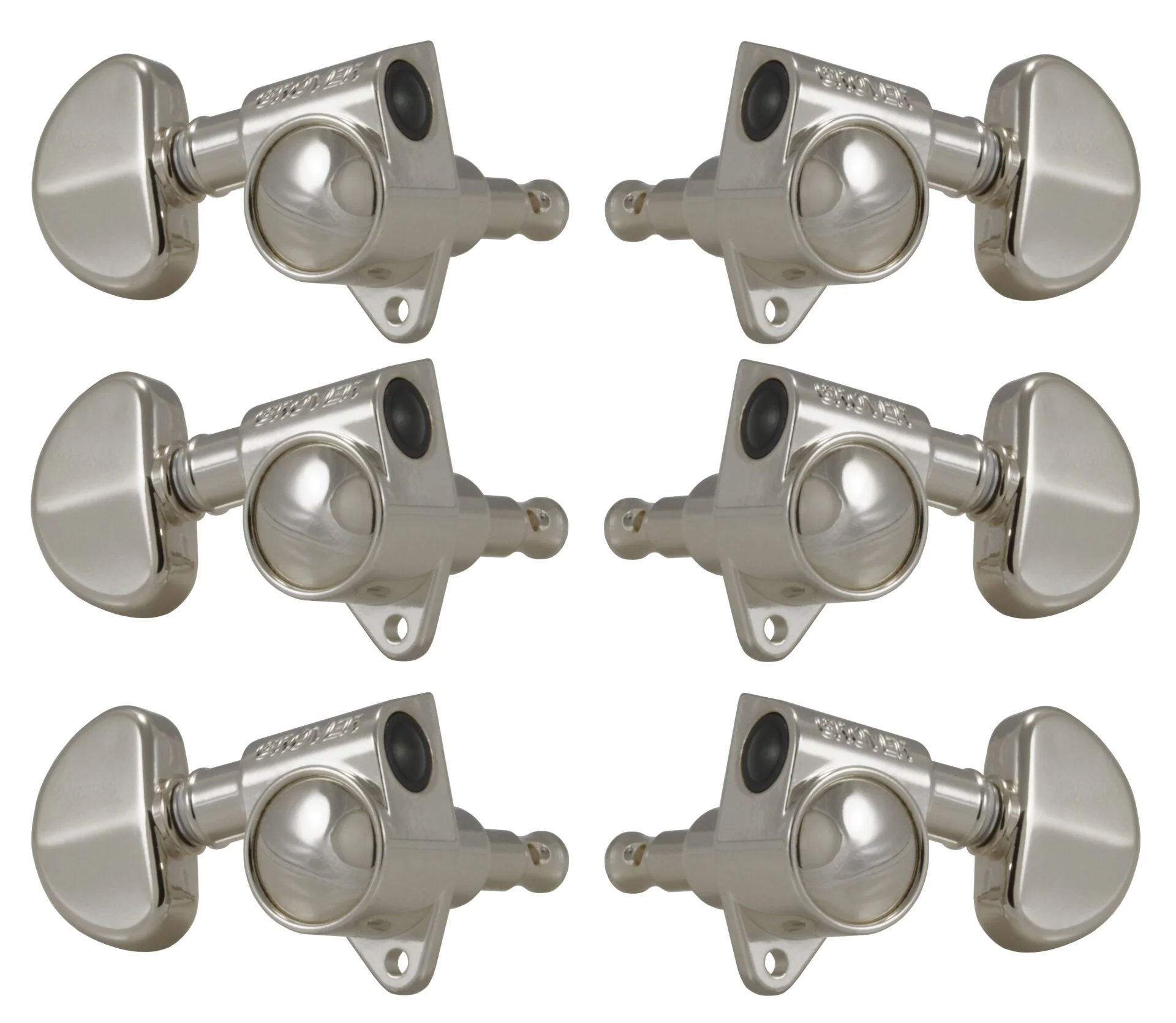 Grover 102-18N Original Rotomatics with 18:1 Gear Ratio - Guitar Machine Heads, 3 + 3 - Nickel