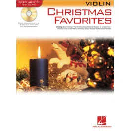 HAL LEONARD CHRISTMAS Favorites For Violin Instrumental Play-along With Cd
