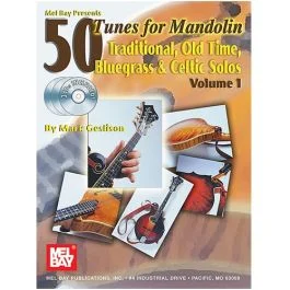 MEL BAY 50 Tunes For Mandolin Traditional Old Time Bluegrass & Celtic Vol 1 W/3 Cds