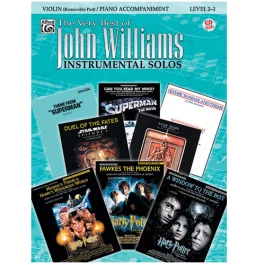 WARNER PUBLICATIONS THE Very Best Of John Williams Instrumental Solos For Violin Cd Included