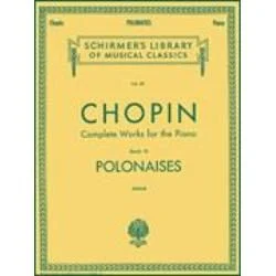 G SCHIRMER CHOPIN Complete Works For The Piano Book 3 Polonaises