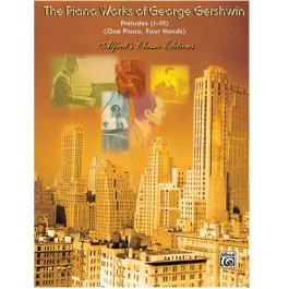 ALFRED 3 Preludes By Gershwin Arranged For Piano Duet By Stone