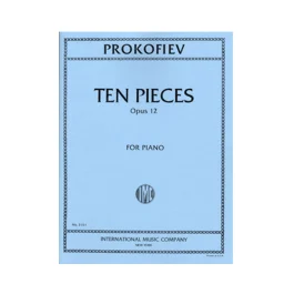 INTERNATIONAL MUSIC PROKOFIEV Ten Pieces Opus 12 For Piano Solo