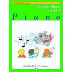 ALFRED ALFRED'S Basic Piano Library Piano Notespeller Book Level 1b
