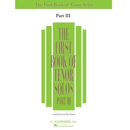 HAL LEONARD THE First Book Of Tenor Solos Part 3 Edited By Joan Frey Boytim