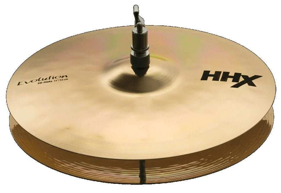 SABIAN 11302XEB 13" HHX Evolution Hi-Hat Cymbals Brilliant Finish Made In Canada