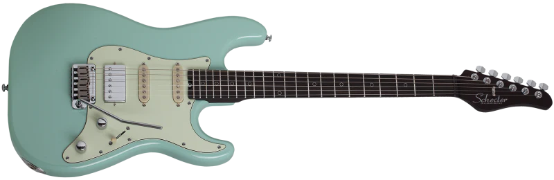 Schecter Nick Johnston Traditional 10th Anniversary HSS Electric Guitar, Atomic Green Schecter 1154-SHC