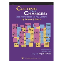 NEIL A.KJOS CUTTING The Changes Jazz Improvisation Via Key Centers E Flat Edition With Cd
