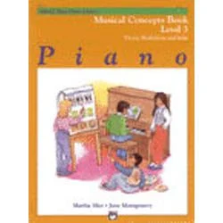 ALFRED ALFRED'S Basic Piano Library Piano Musical Concepts Book Level 3