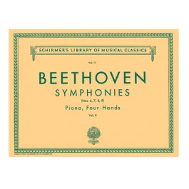 G SCHIRMER BEETHOVEN Symphonies Book 2 Nos 6-9 Arranged For Piano Duet