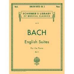 G SCHIRMER J S Bach English Suites For The Piano Book 2