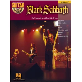 HAL LEONARD GUITAR Play Along Black Sabbath Play 7 Songs With Sound Alike Cd Tracks