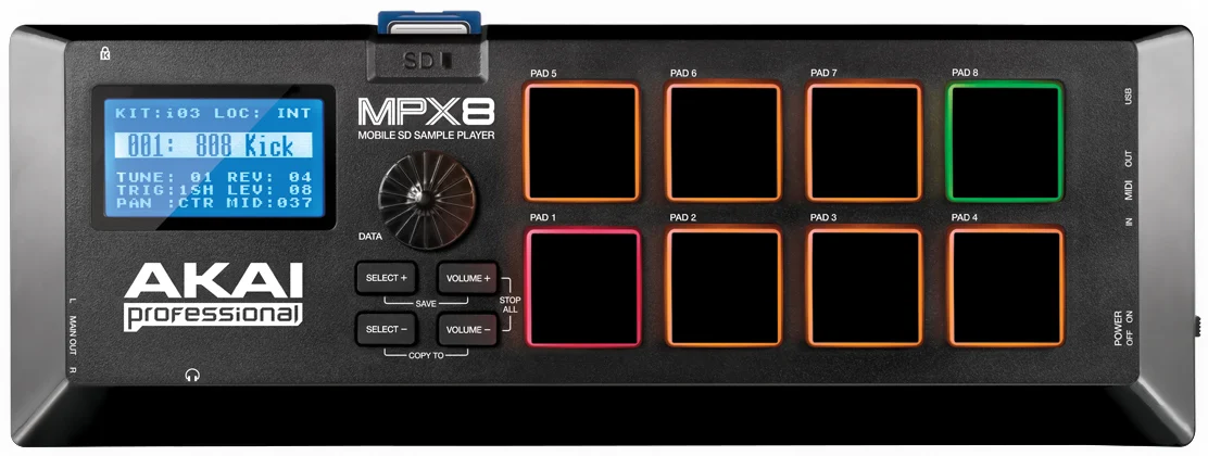 Akai Professional MPX8 Pad Controller