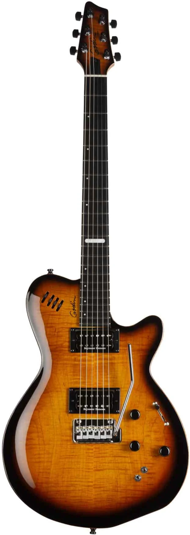 Godin LGXT Cognac Burst Flame AA with Bag