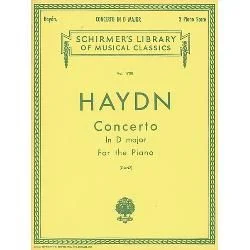 G SCHIRMER HAYDN Piano Concerto In D Major For The Piano (2 Piano Score)