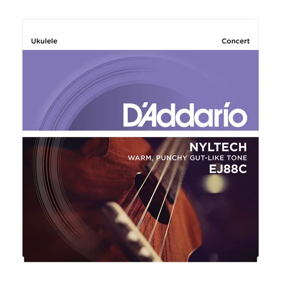 D'Addario EJ88C Nyltech Ukulele, Concert Ukulele Strings