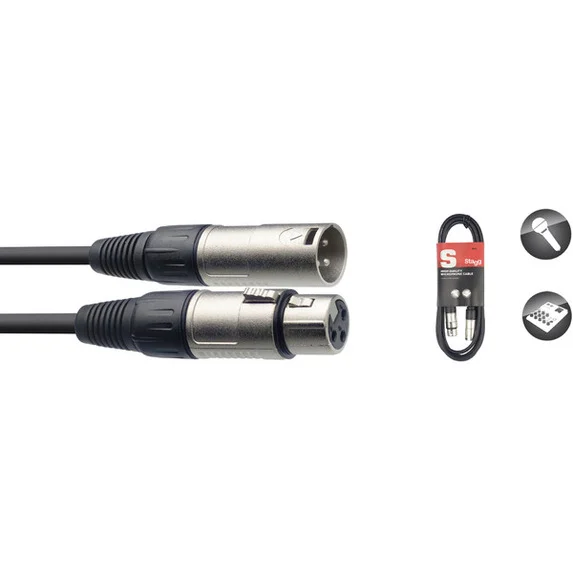 StaggXLR-XLR Microphone Lead