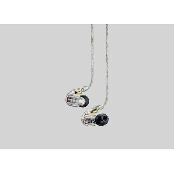 Shure SE215 Sound Isolating Earphones - Clear/Black