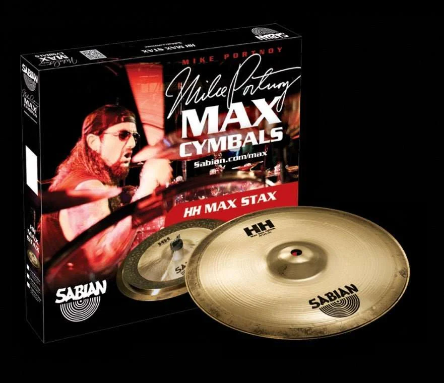 SABIAN 15005MPM HH Mid Max Stax Set Cymbal Package Made In Canada