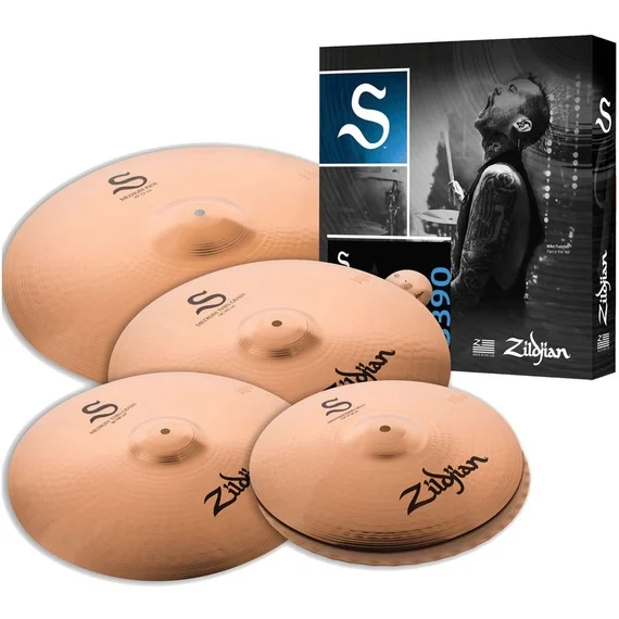 Zildjian S Series Box Pack 14" Hi Hats, 16" Crash, 18" Crash and 20" Ride